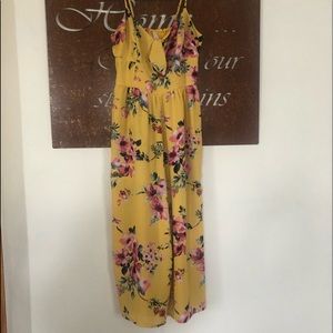 Yellow Flower Jumper - Used once